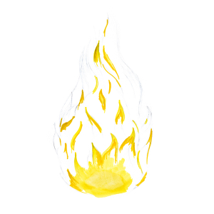 How to draw flames - Step 4