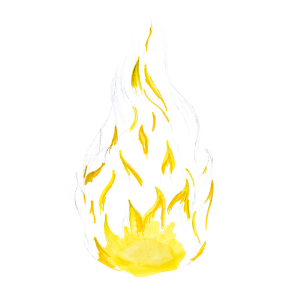 How to Make Golden and Yellow Fire