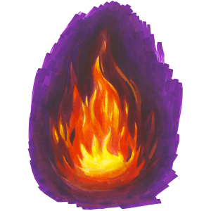 How to draw flames - Step 12