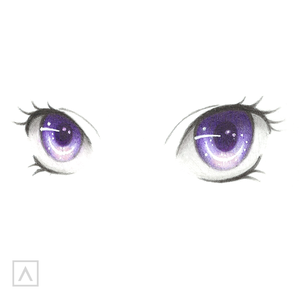 Anime eyes drawing