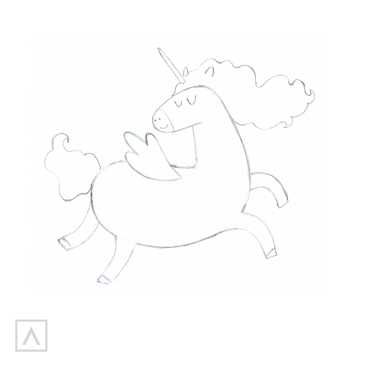 How to Draw a Unicorn - Step 4