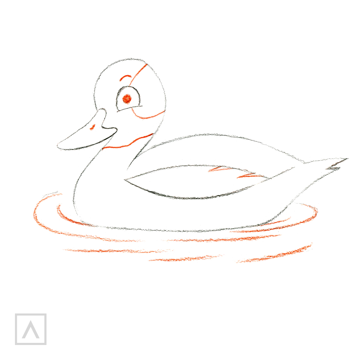 How to Draw a Duck the Easy Way Easy 9 Step Duck Drawing