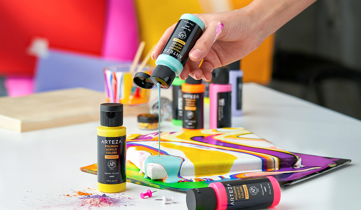 review of arteza acrylic paint – The Frugal Crafter Blog