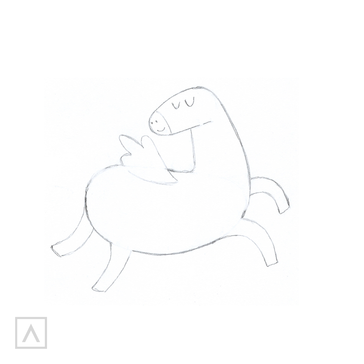 How to Draw a Unicorn - Step 3