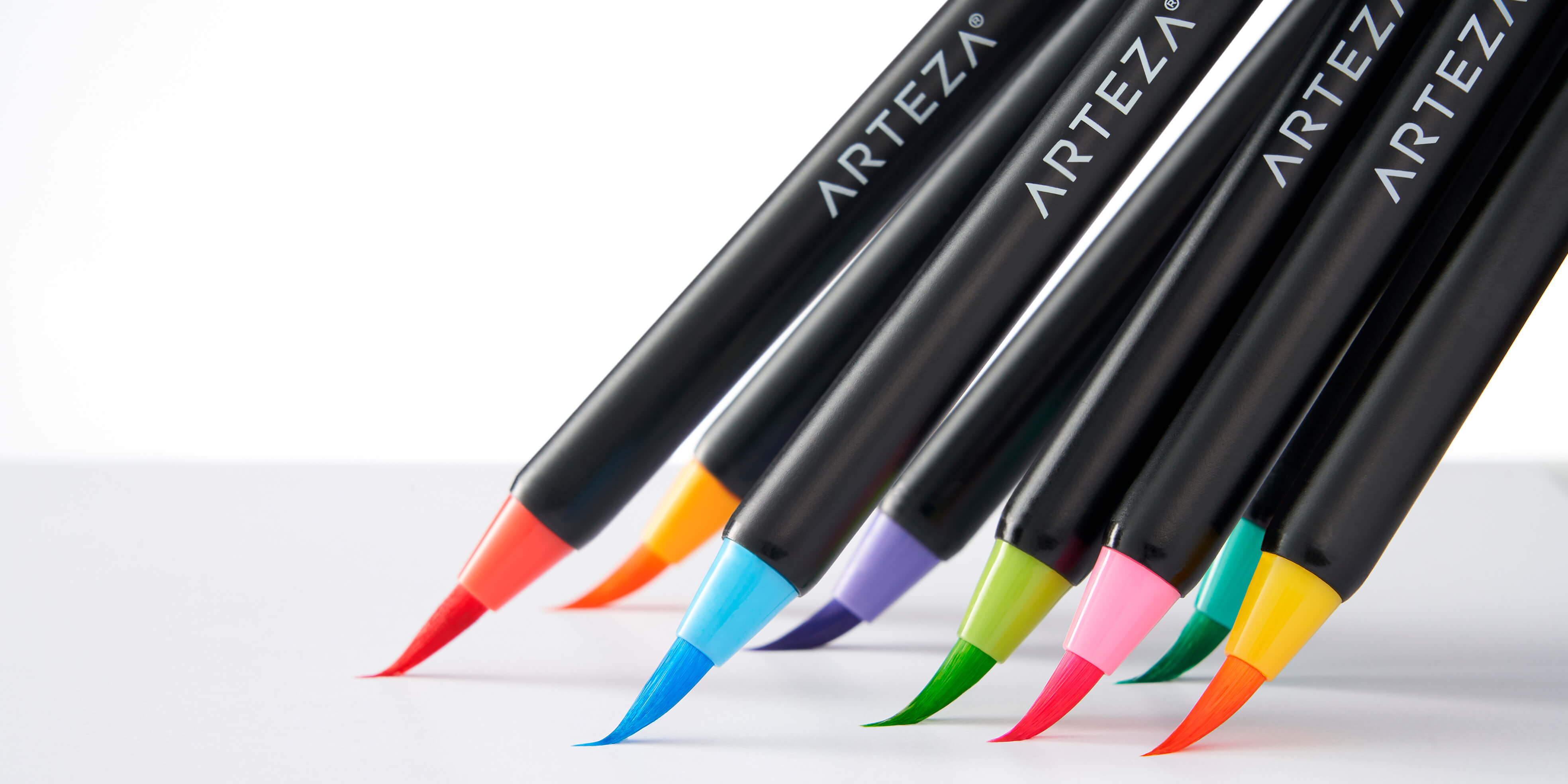 Arteza Real Brush Pens, 48 Colors for Watercolor Painting