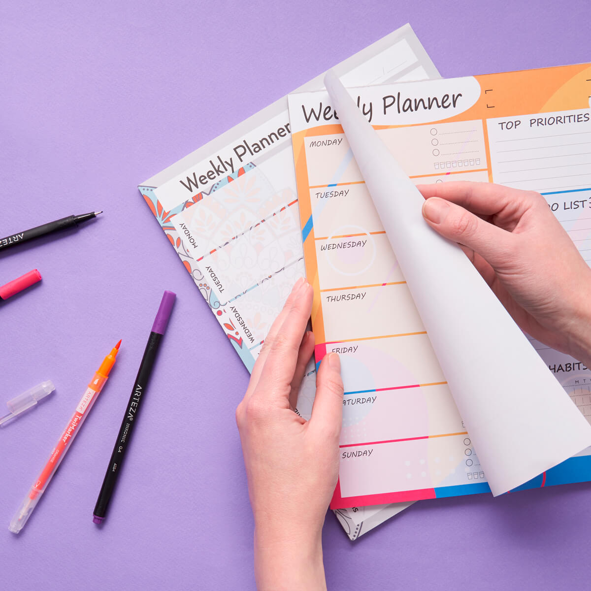 daily planner school supplies