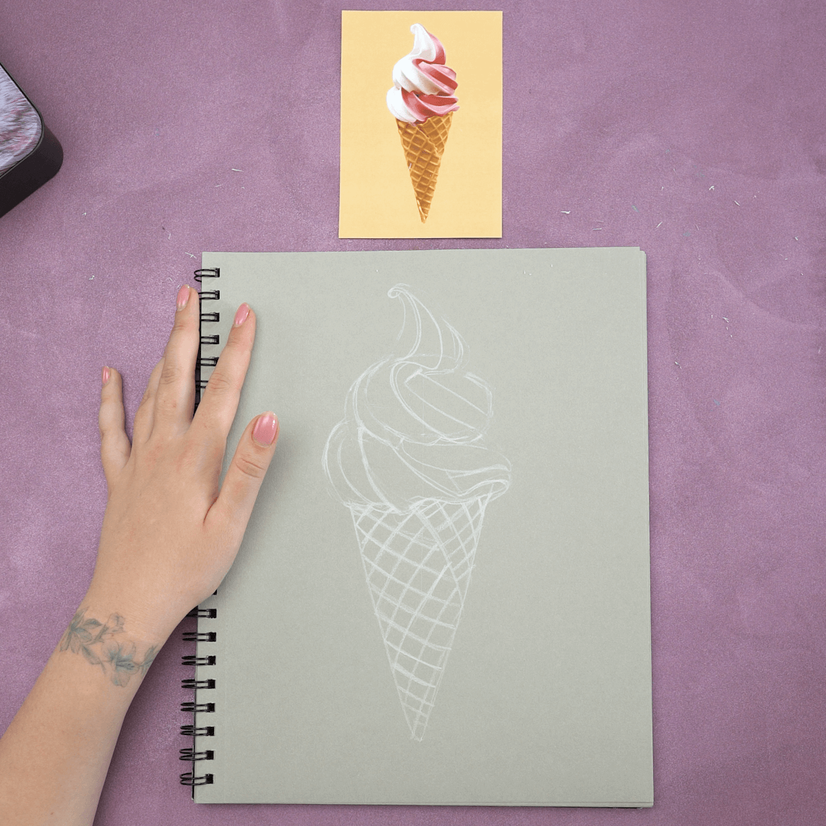 How To Draw Ice Cream With Colored Pencils Arteza Camp Day 5 Arteza