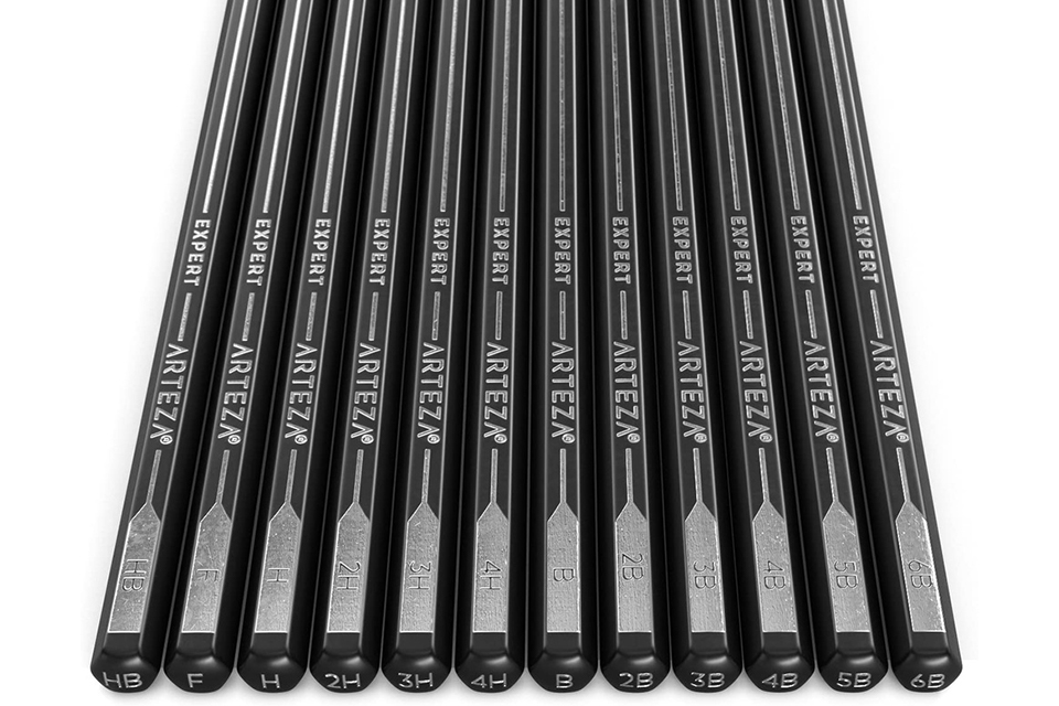 ROCOD Profession Sketch Pencils 6B to 4H for Kids and Adults Drawing, Art  Graphite Pencil for Artists Beginner Sketching