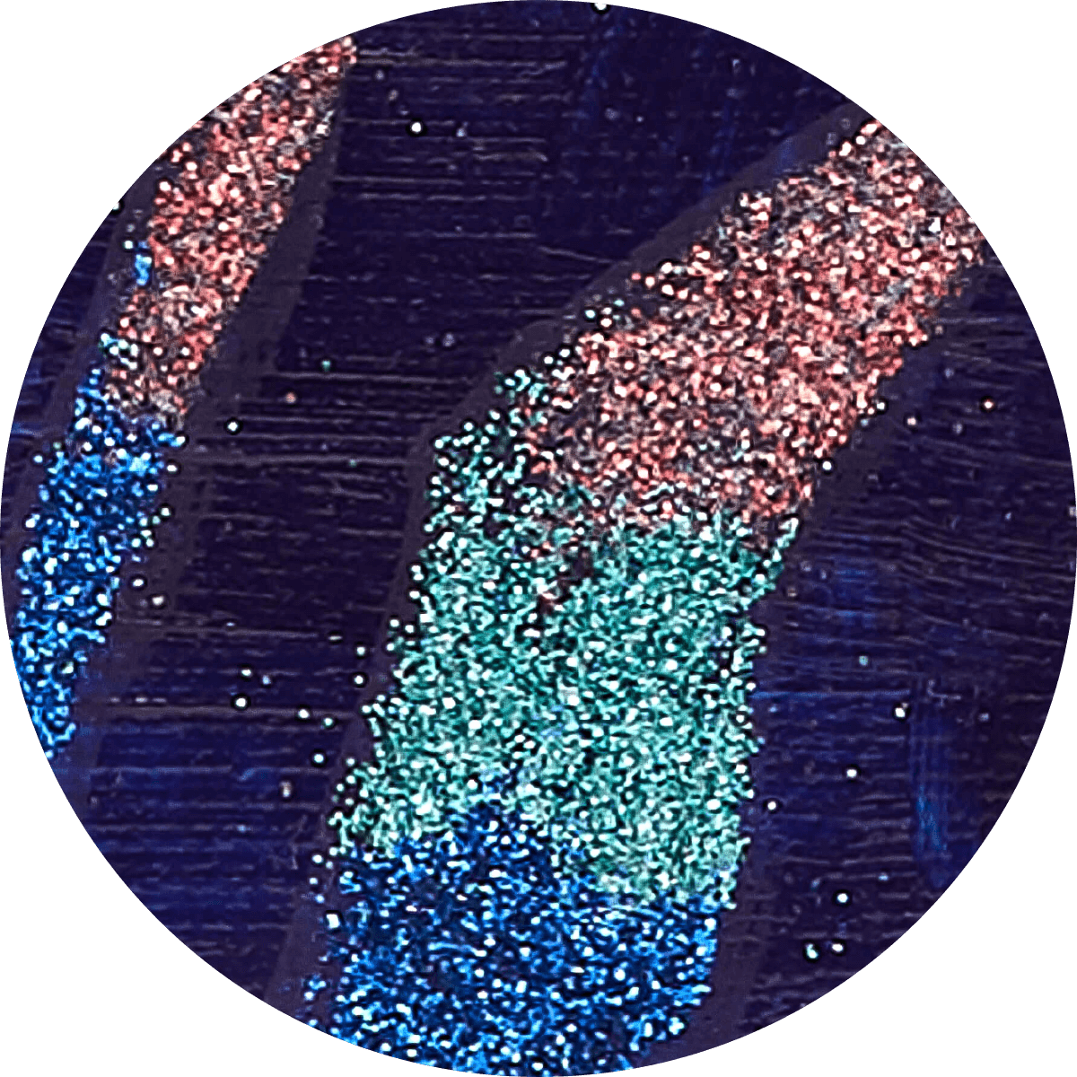 Acrylic + Glitter Technique
