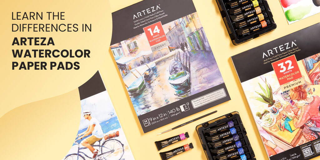 Top 7 Arteza Watercolor Paper Pads