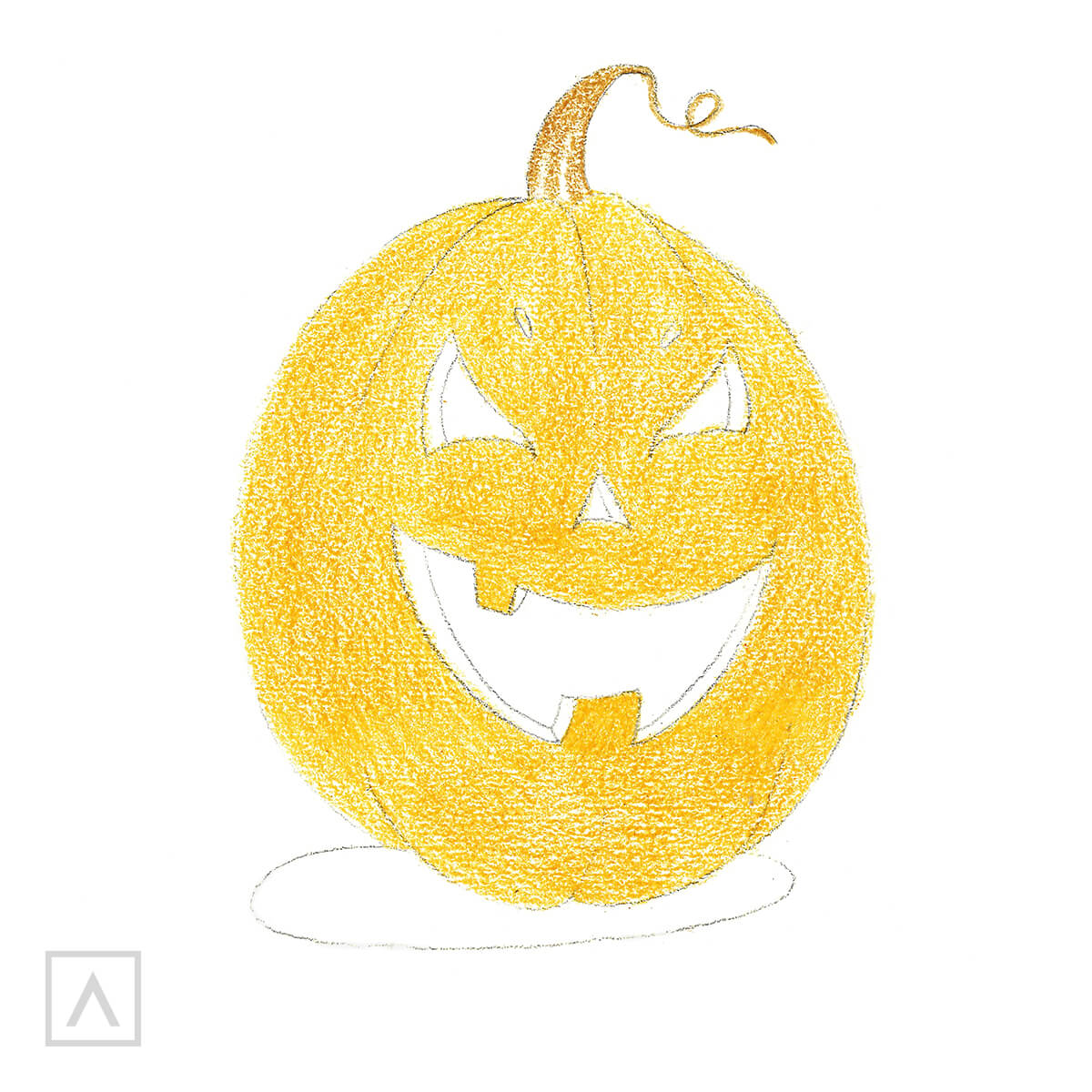 How to Draw a Pumpkin