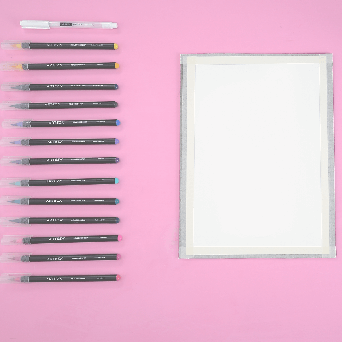 Arteza Real Brush Pen 101 🖌 #arteza #artezarealbrushpens #howto #draw