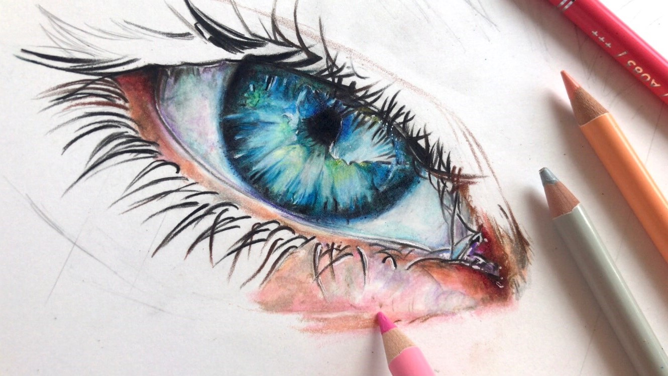 Learn How To Draw A Realistic Eye Using Pencil | Skill Success