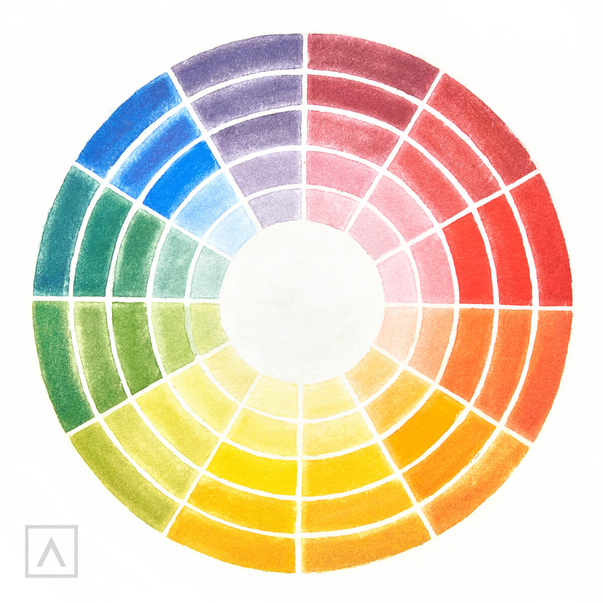 Arteza Watercolor Paints Color Wheel