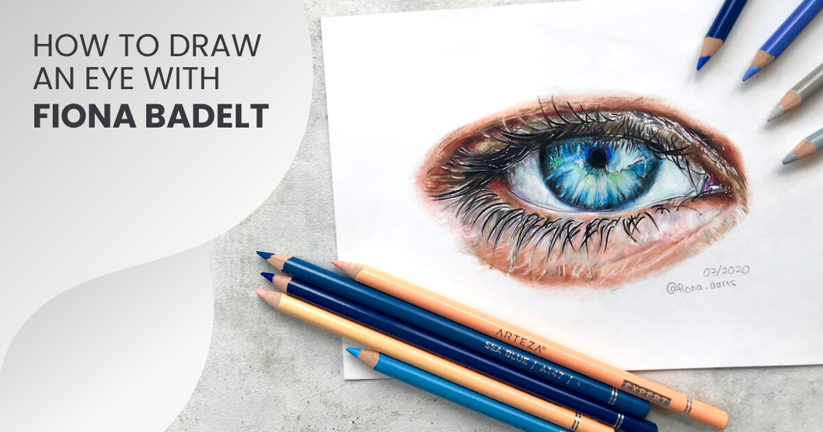 How to Draw a Realistic Eye with Fiona Badelt ARTEZA