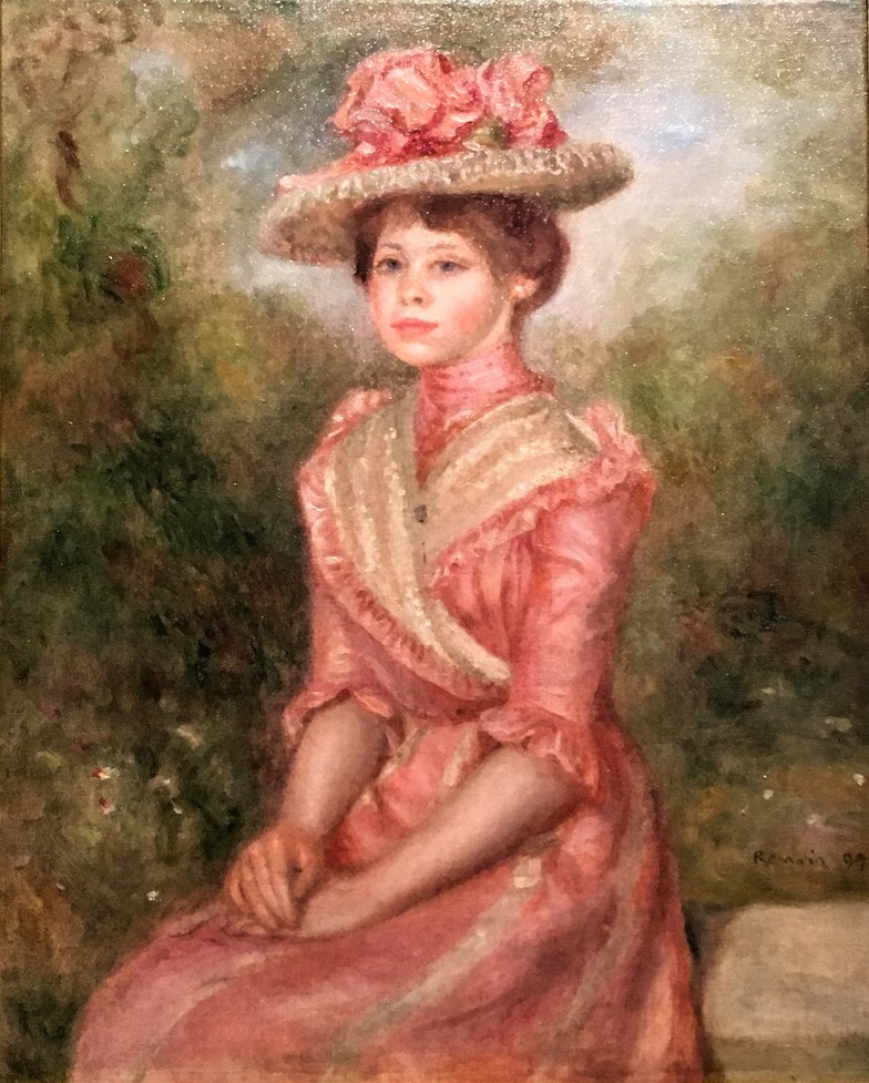 Pierre Auguste Renoir - Yvonne en rose