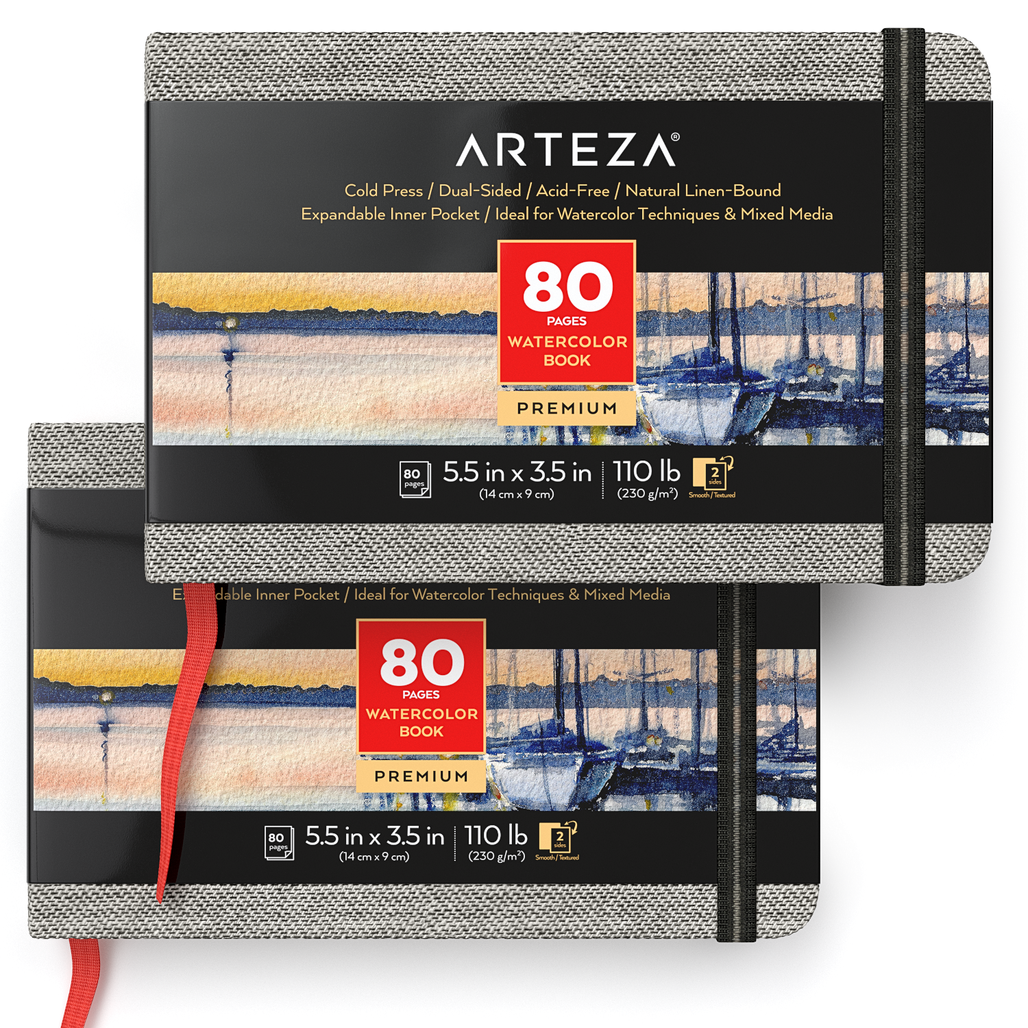 Stretched Canvas Premium 18 x 24 in - Pack of 4 | Arteza