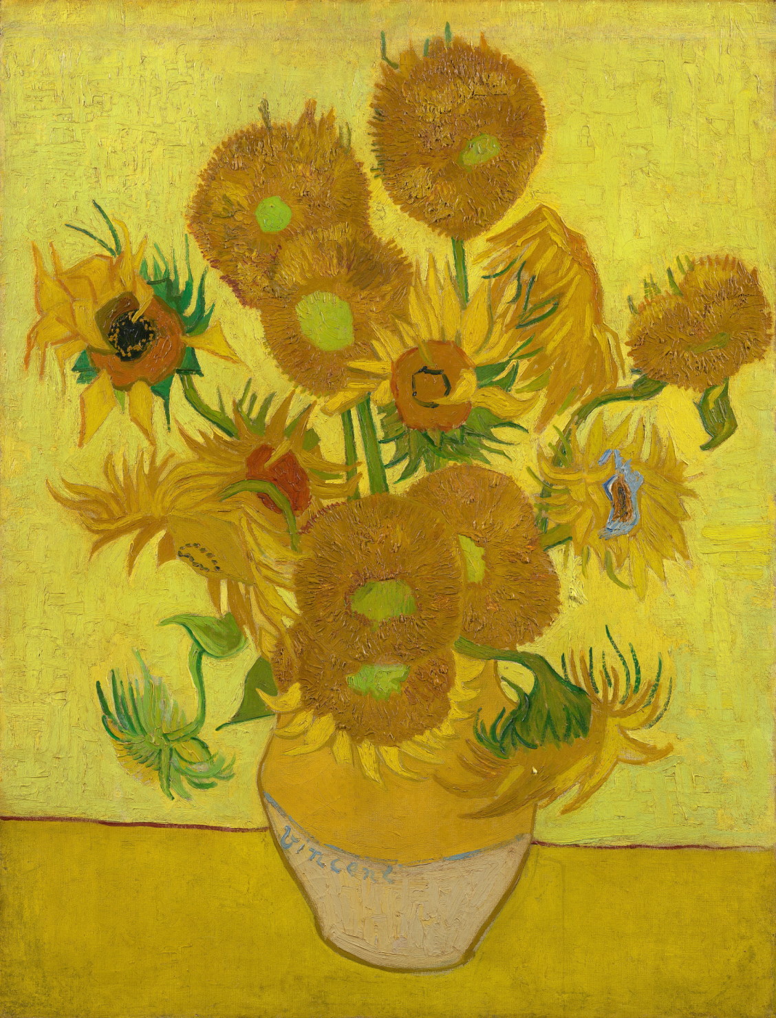 “Sunflowers,” 1889