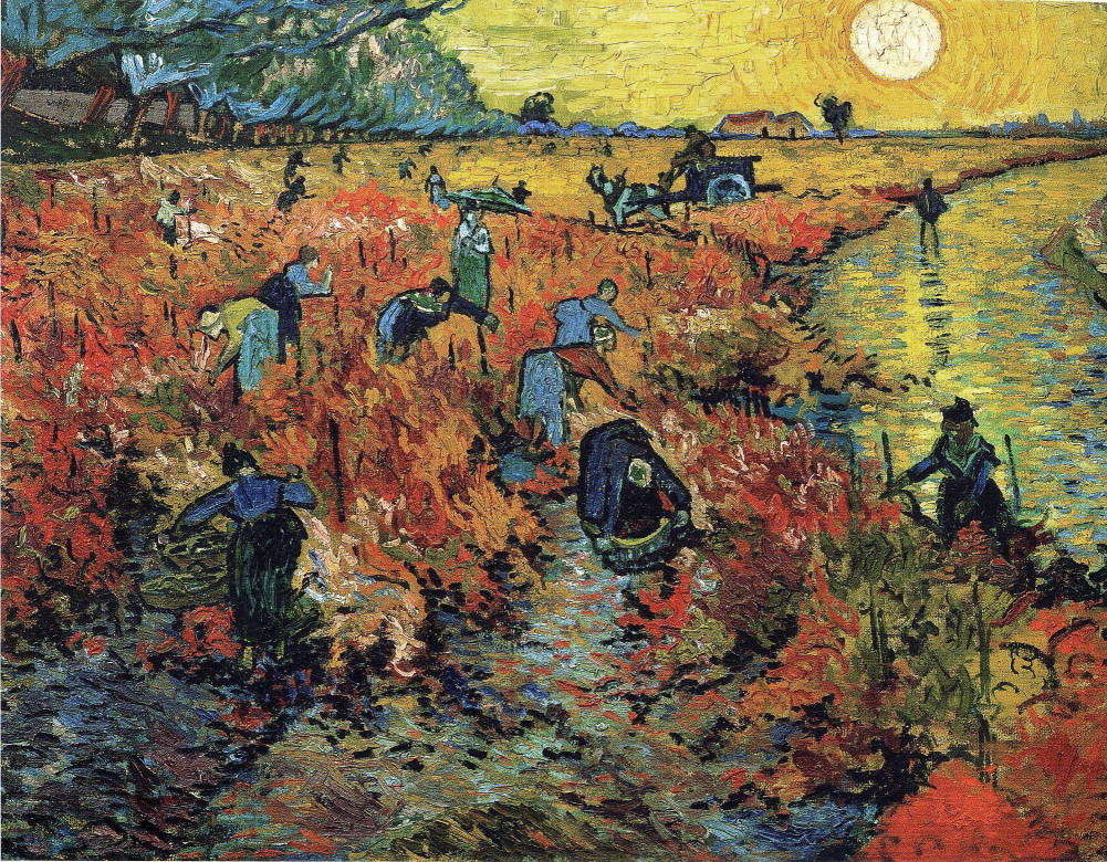 “The Red Vineyard,” 1888