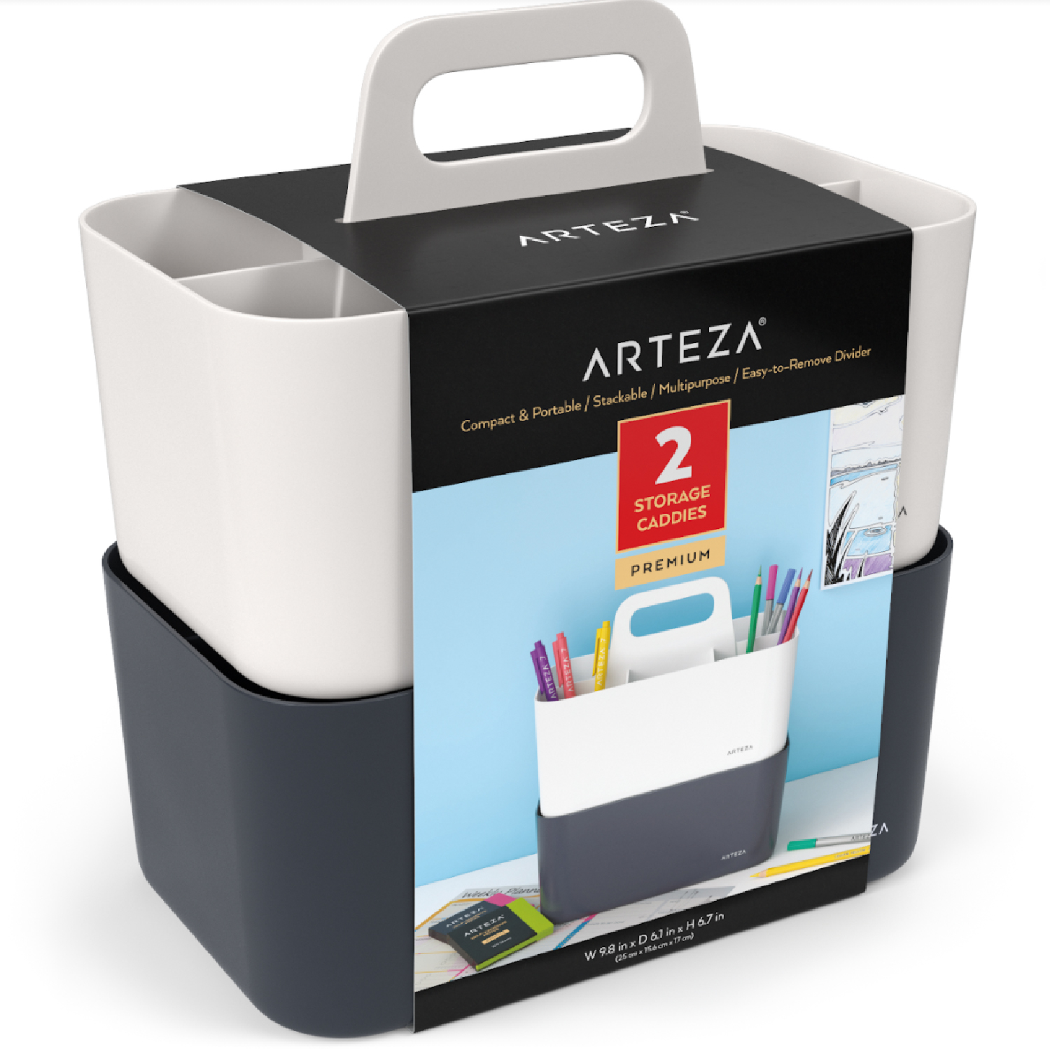 Arteza Portable Storage Caddies