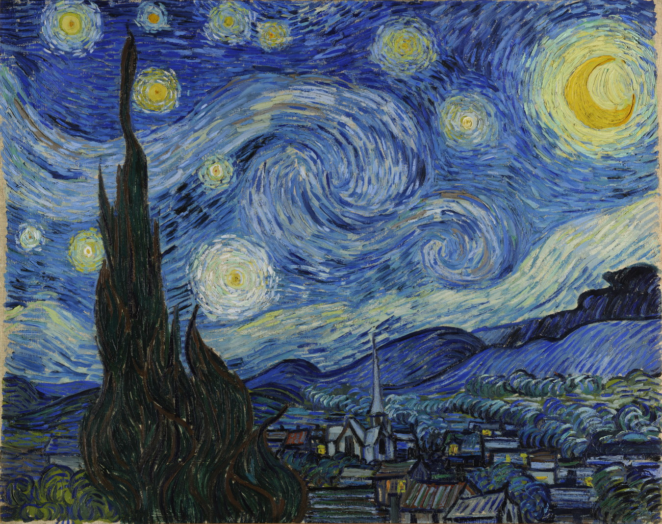 “The Starry Night,” 1889