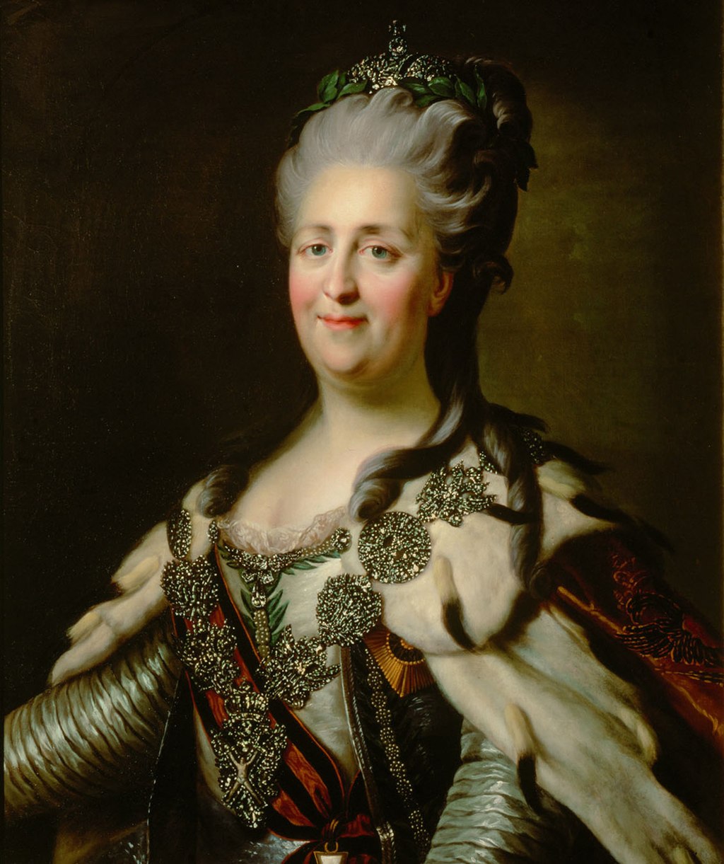 Painting of Catherine the Great by Johann Baptist von Lampi the Elder