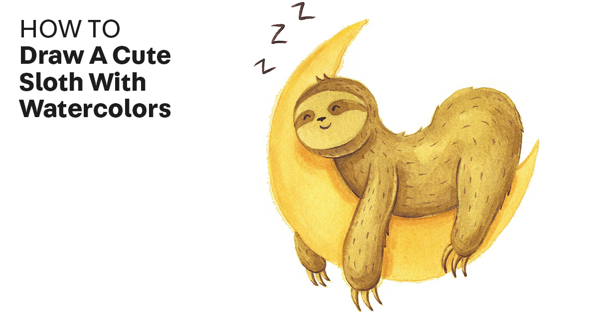 How to Draw a Sloth | ARTEZA