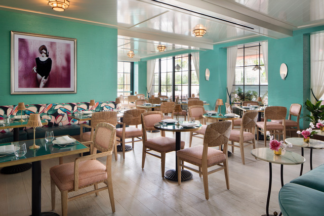 Ken Fulk chooses candy colours for Swan restaurant in Miami