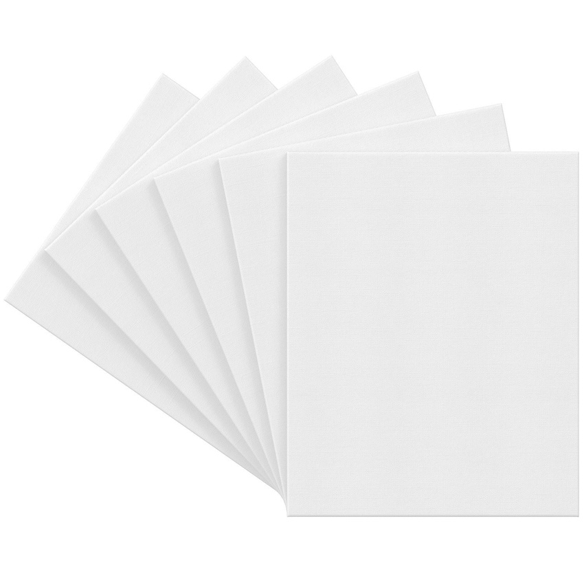 White Canvas 16 by 20 inch 5 Pack Stretched Canvas Value Pack Pack of 5