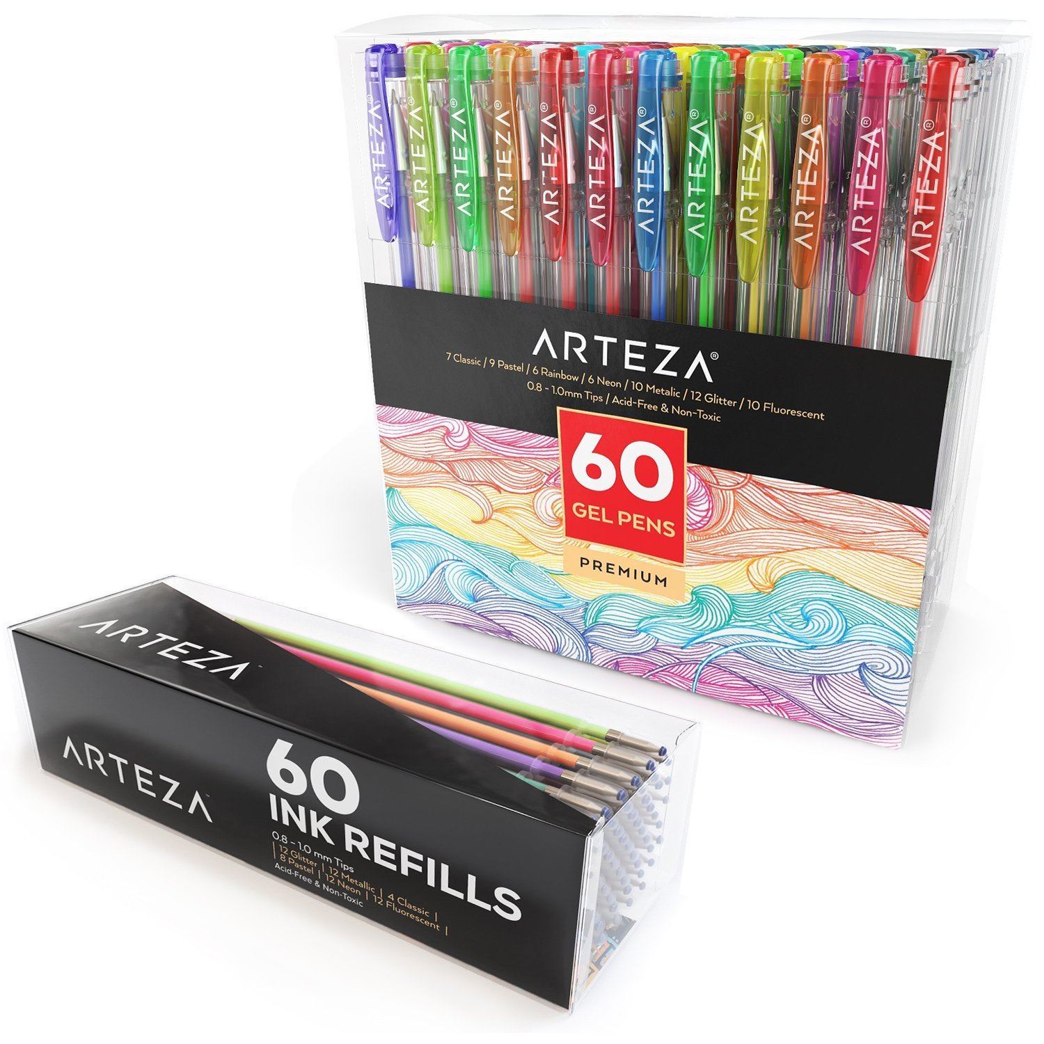 60 pack gel pens