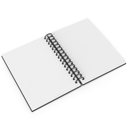 Sketchbook, Spiral-Bound Hardcover, Black | ARTEZA