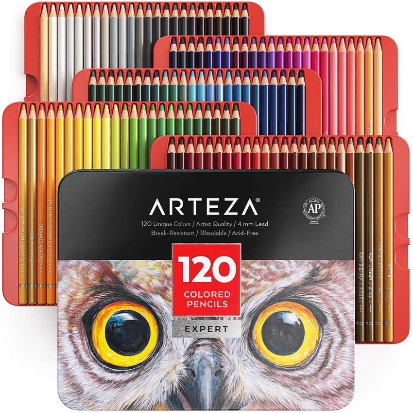Professional Colored Pencils Set Of 120 Arteza