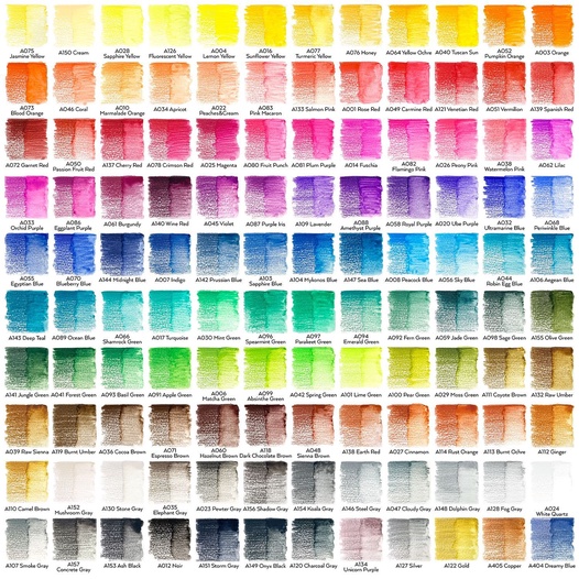 Professional Watercolor Pencils Set Of 120 Arteza The most common scales that colored pencil manufacturers use for grading their pencils are the astm scale, the blue wool scale, and the grey scale. professional watercolor pencils set of 120