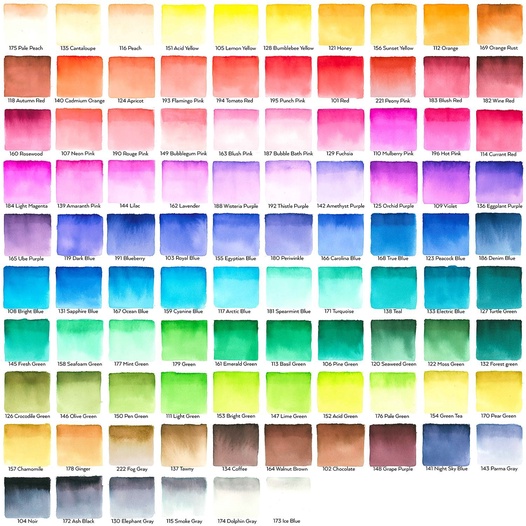 Real Brush Pens Set Of 96 Arteza