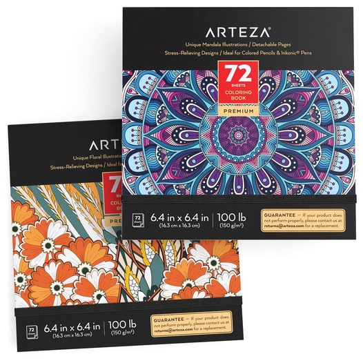 Download Coloring Books Floral Mandala Illustrations Arteza