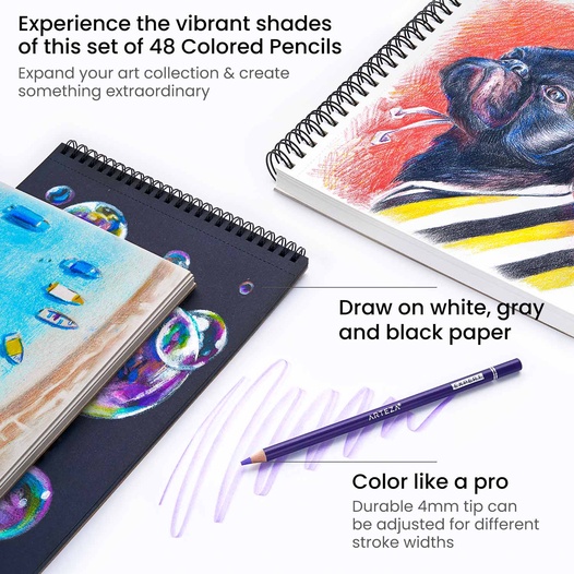 Professional Colored Pencils Set Of 48 Arteza Subscribe now to our free newsletter! professional colored pencils set of 48