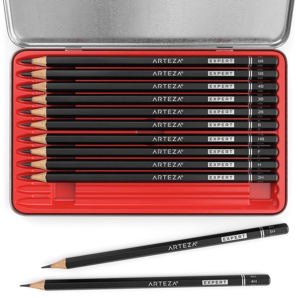 Professional Drawing Pencils Pack of 12 ARTEZA