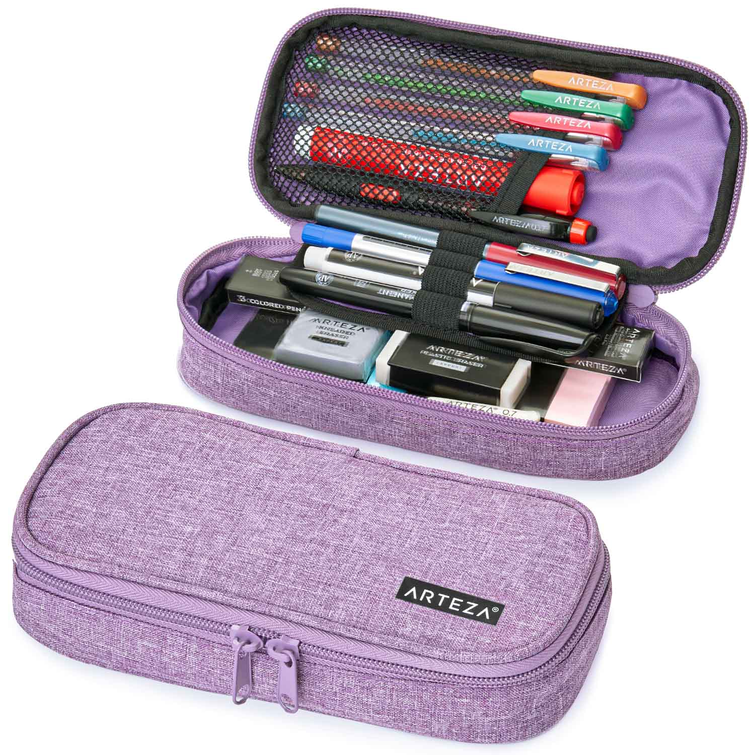 Pencil Case purple Ladies Spring Pen Bag 